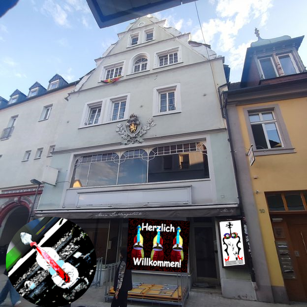 Das Haus, in dem die 10 Ausstellungstage stattfanden. Kellereistr. 10a, 67430 Neustadt / Weinstraße